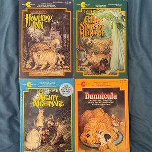 Set of 4 Vintage Bunnicula Books by James Howe